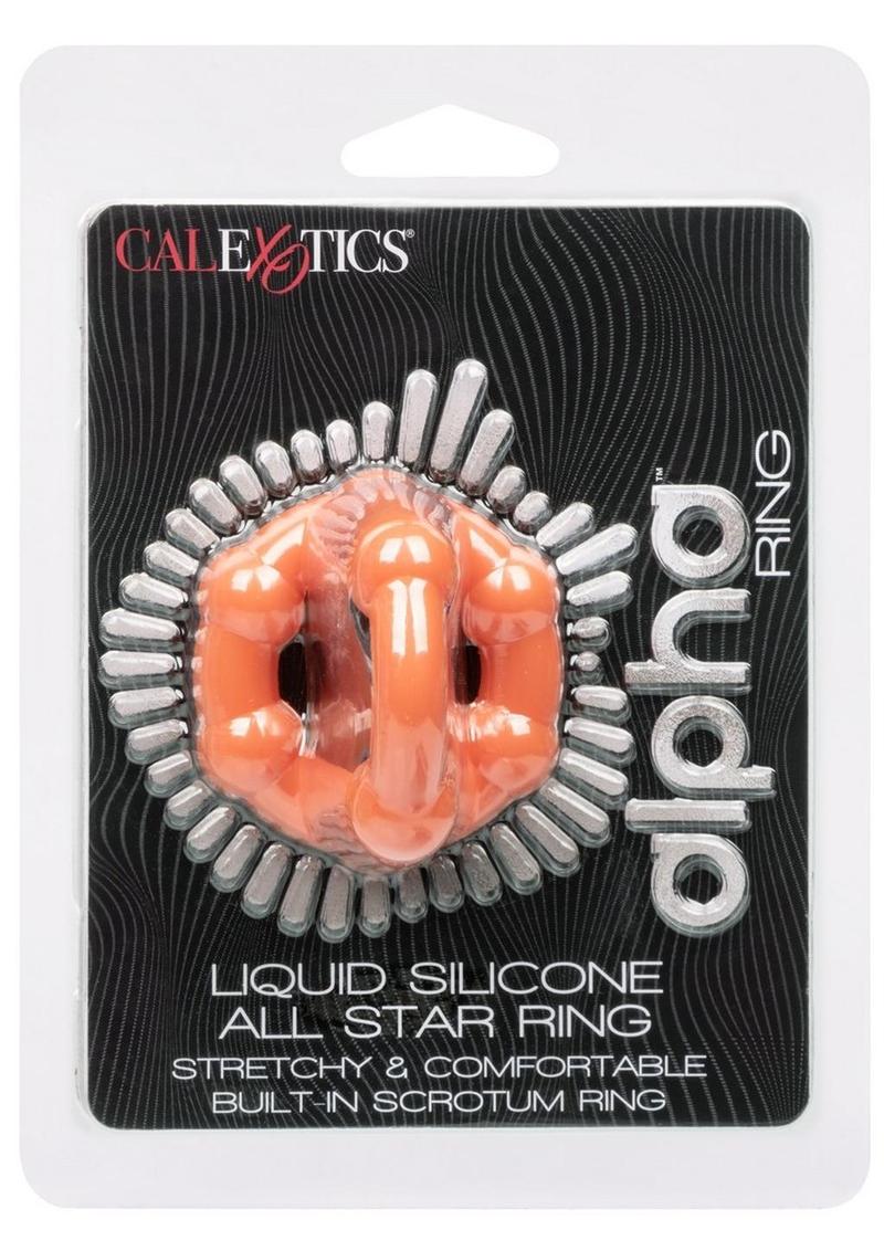 CalExotics Alpha Liquid Silicone All Star Ring