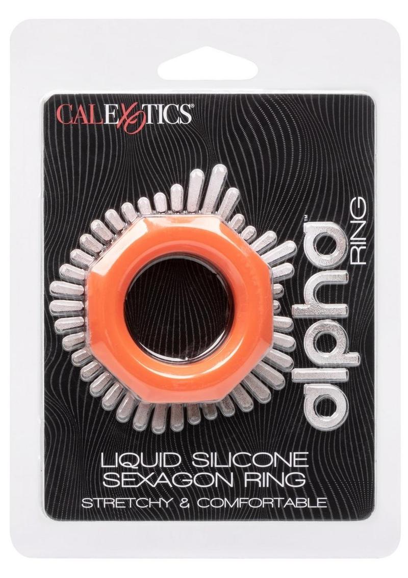 CalExotics Alpha Liquid Silicone Sexagon Ring