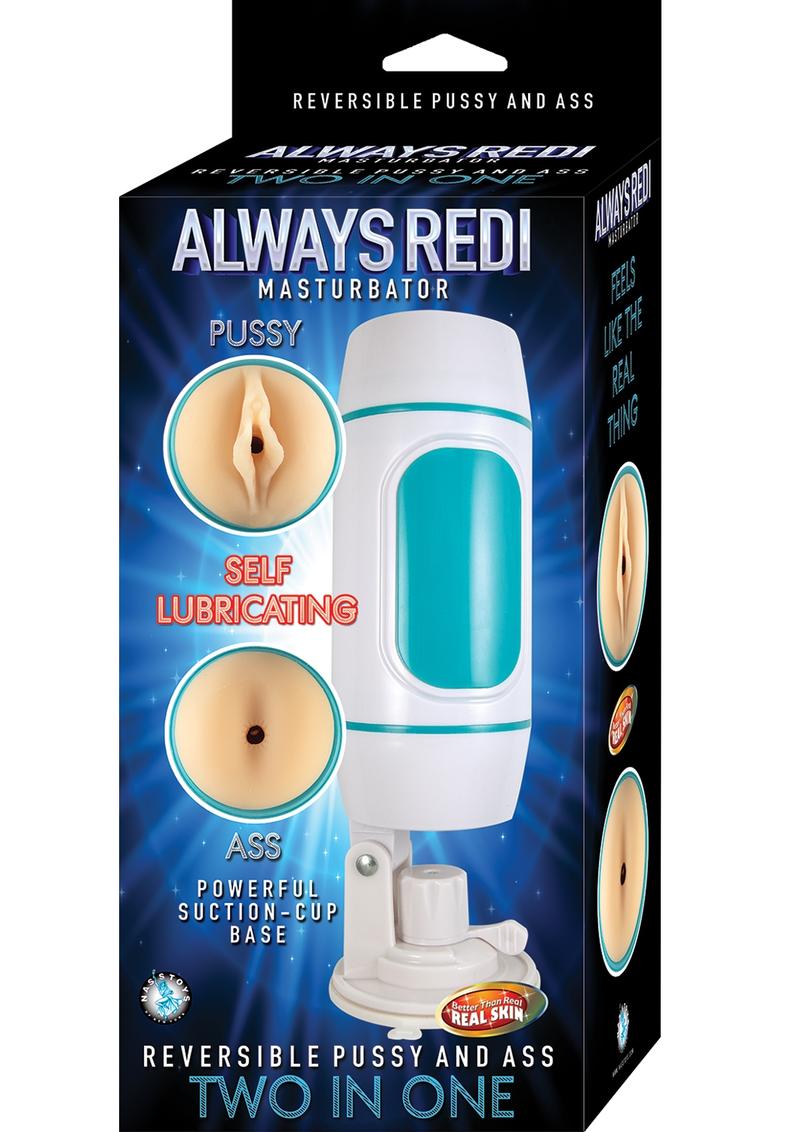 Always Redi Reversible Pussy And Ass Masturbator with Suction Base