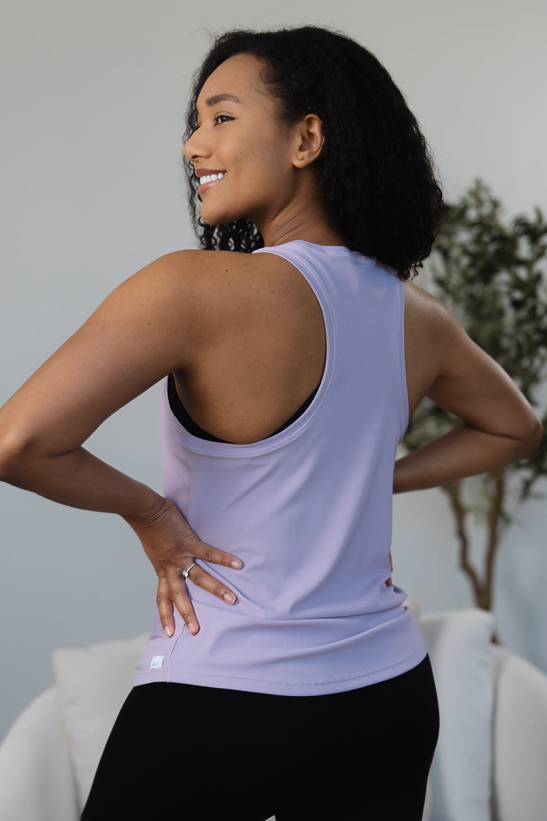 always worthy ribbed tank