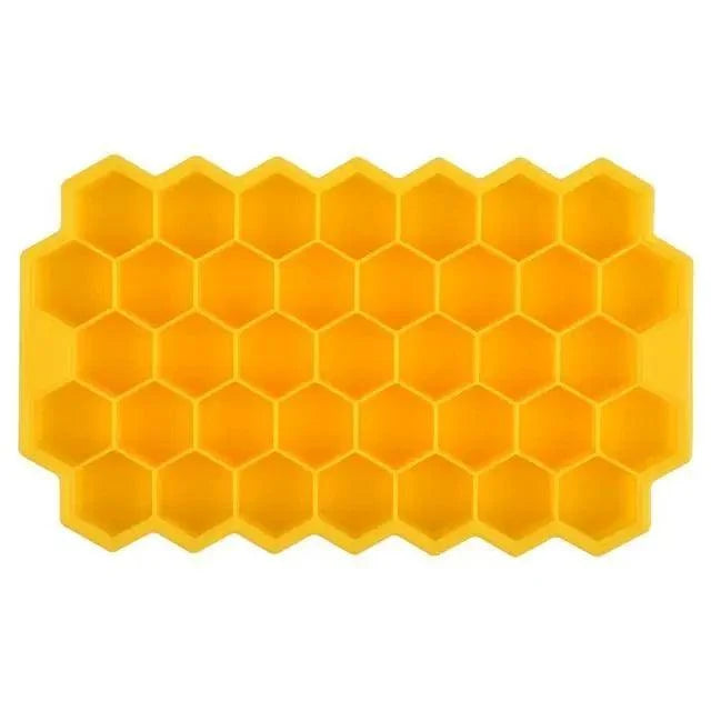 Amazing Honeycomb Ice Cube Trays Reusable Silicone Ice cube Mold Free Ice maker with Removable Lids