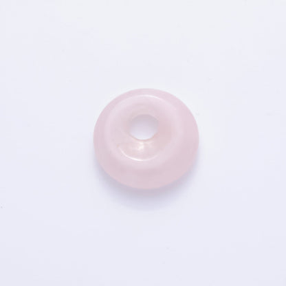 Amethyst, Carnelian, Quartz Donut Rondelle Stone Spacer Beads | ZA1222 - ZA1226
