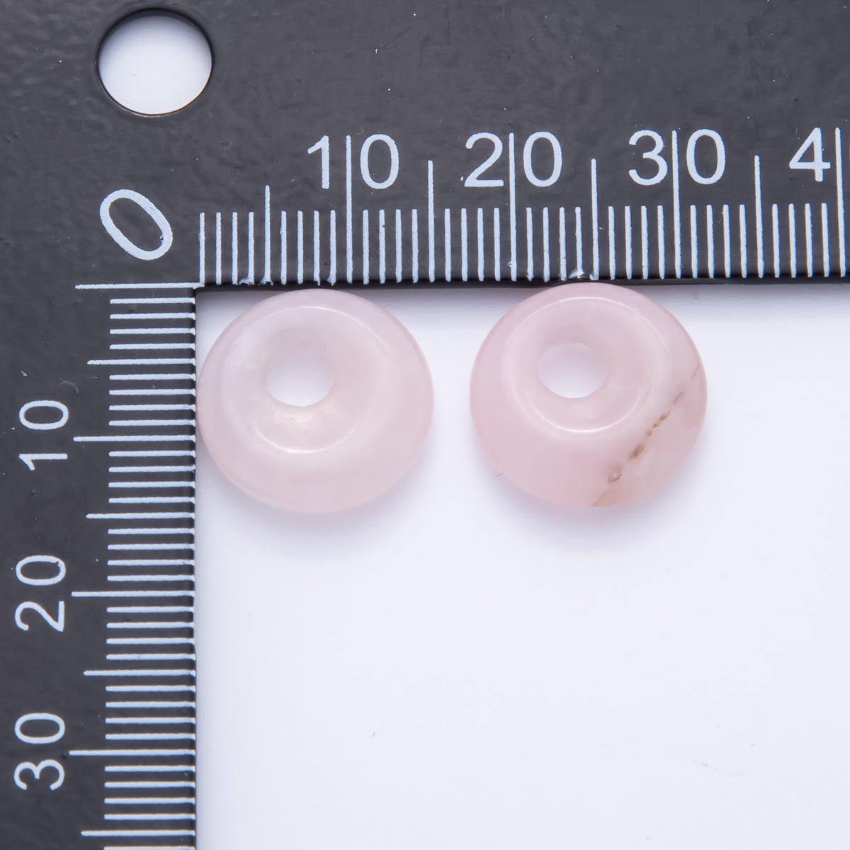 Amethyst, Carnelian, Quartz Donut Rondelle Stone Spacer Beads | ZA1222 - ZA1226