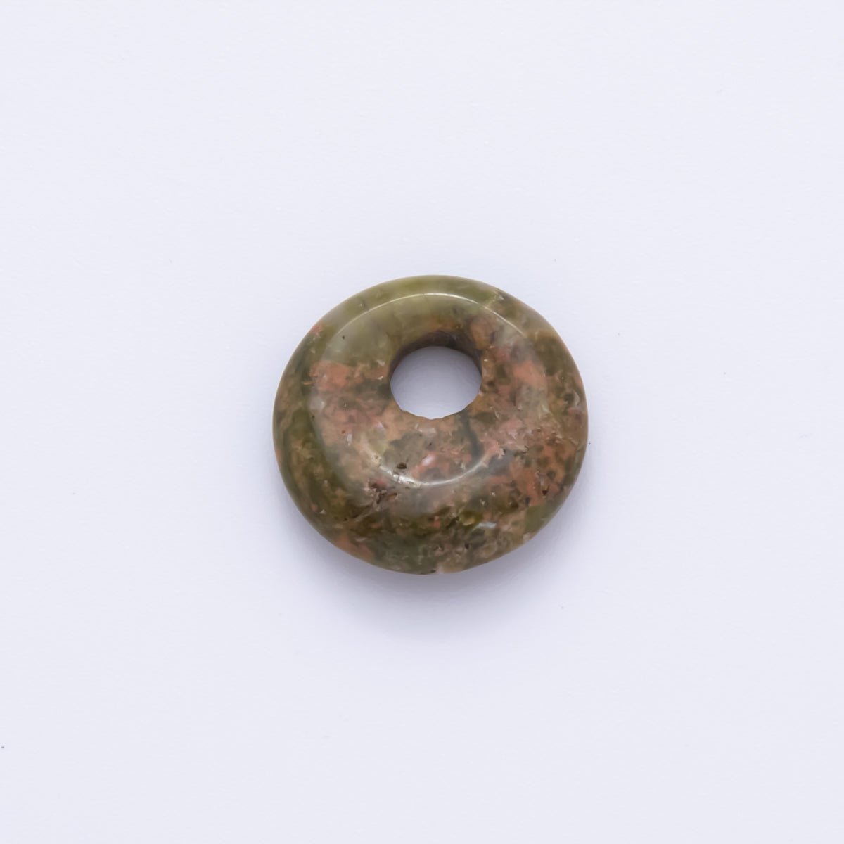 Amethyst, Carnelian, Quartz Donut Rondelle Stone Spacer Beads | ZA1222 - ZA1226