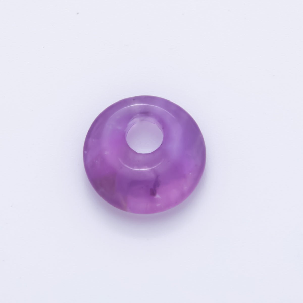 Amethyst, Carnelian, Quartz Donut Rondelle Stone Spacer Beads | ZA1222 - ZA1226