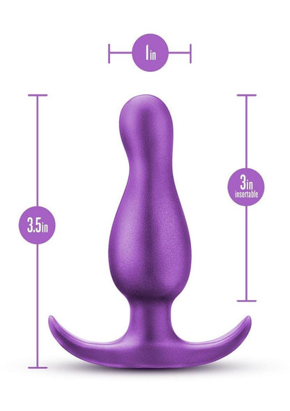 Anal Adventures Matrix Quantum Silicone Anal Plug in Galactic Purple