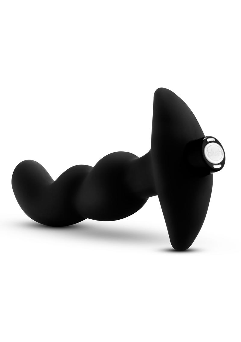 Anal Adventures Platinum Silicone Vibrating Prostate Massager