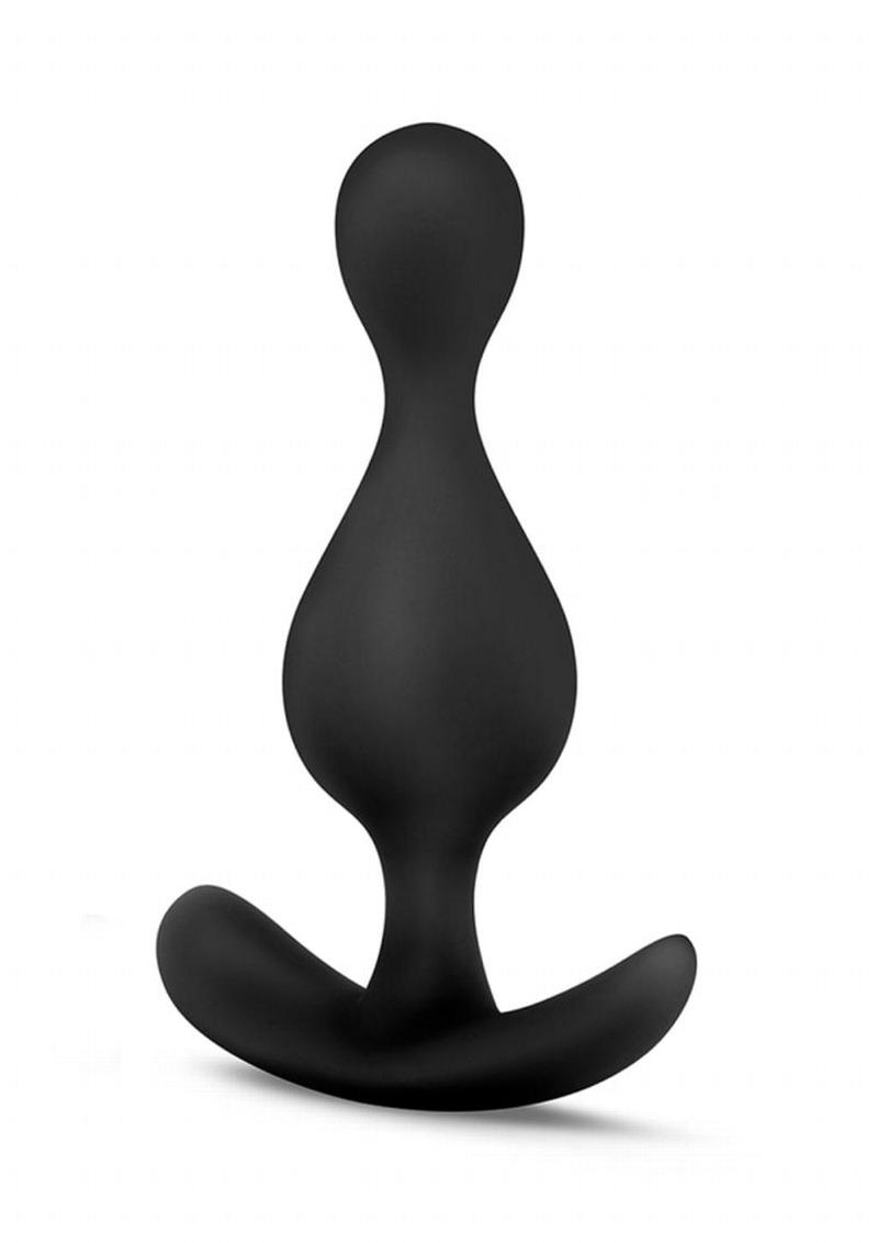 Anal Adventures Platinum Wave Plug Silicone