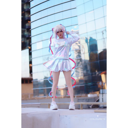 Needy Girl Overdose/Angel Carnival Party Costume - Laser JK Sailor Suit Halloween Cosplay