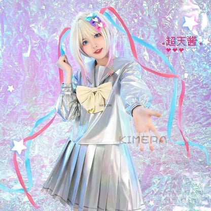 Needy Girl Overdose/Angel Carnival Party Costume - Laser JK Sailor Suit Halloween Cosplay