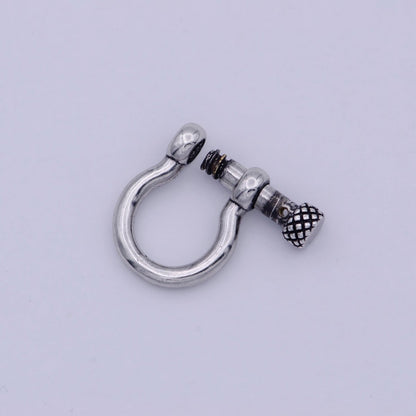 Antique Silver Shackle Joint Connect | Horse shoes hooks | U Hook K-013