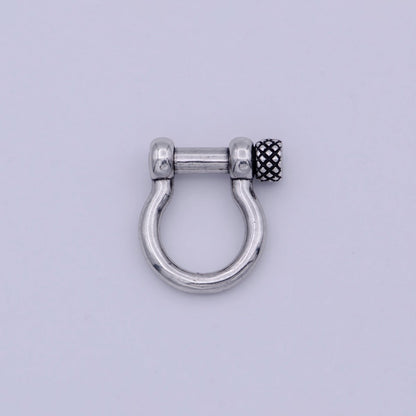 Antique Silver Shackle Joint Connect | Horse shoes hooks | U Hook K-013