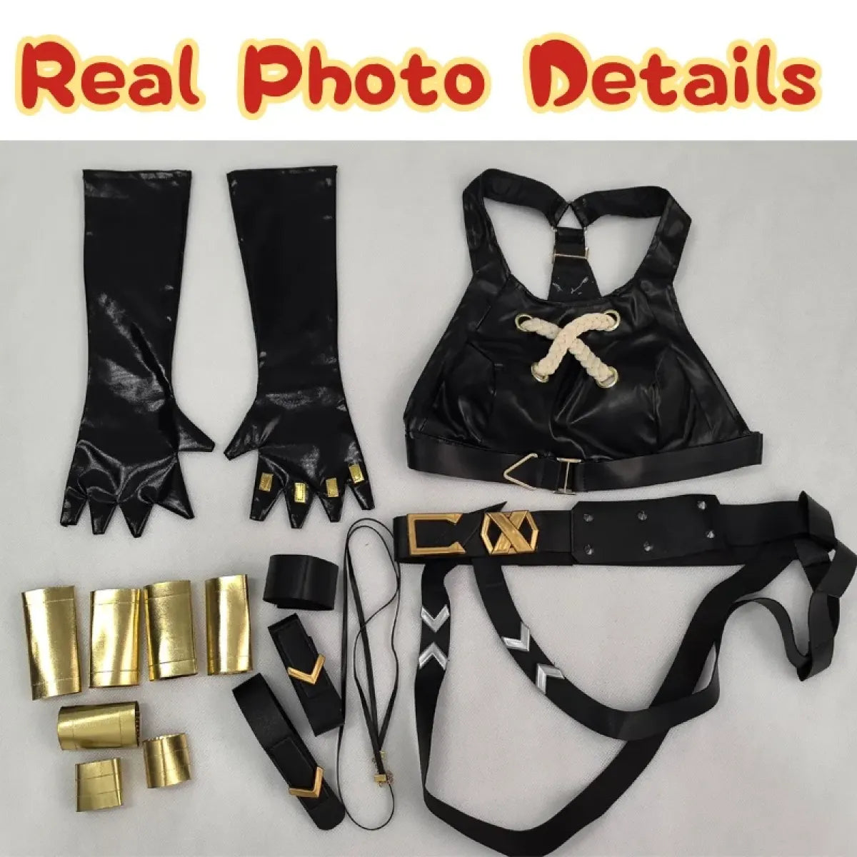 Arcane Jinx Cosplay Costume – LOL Season 2 Loli Outfit with Wig &amp; Accessories