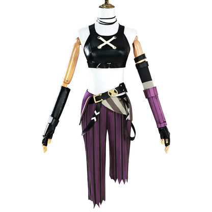 Arcane Jinx Cosplay Costume – LOL Season 2 Loli Outfit with Wig &amp; Accessories