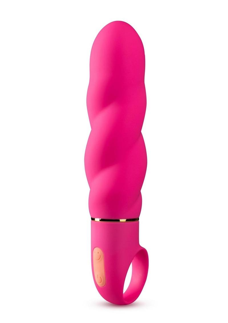 Aria Amazing AF Silicone Vibrator - Fuchsia Rumble Tech