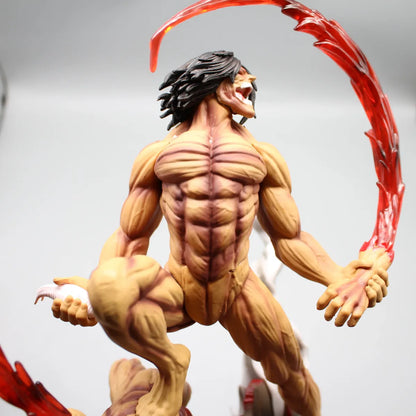 Attack on Titan Eren Jaeger Figure 29cm - PVC Armored Titan Statue