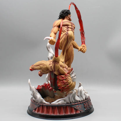 Attack on Titan Eren Jaeger Figure 29cm - PVC Armored Titan Statue