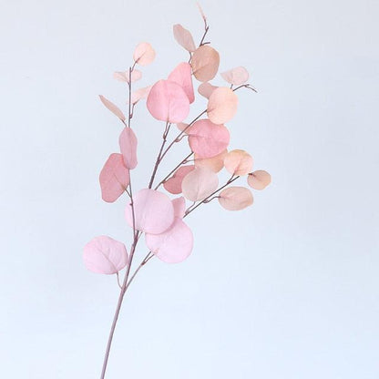 Artificial Eucalyptus Flower Plant Leaf Plastic Rod Long Branch Green Fake Plant Summer Autumn Home Bedroom Wall Decoration