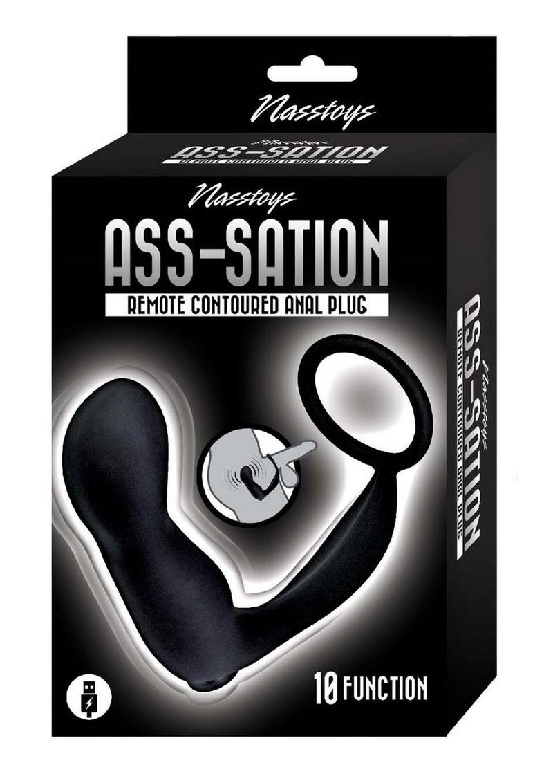 Nasstoys Ass-Sation Remote Contoured Anal Plug