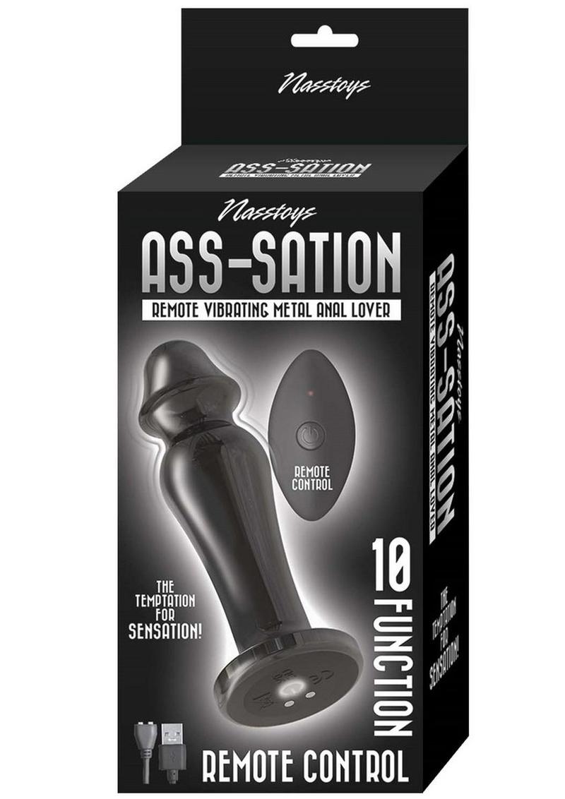 Nasstoys Ass Sation Remote Vibrating Metal Anal Lover