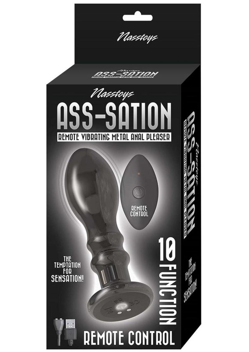 Nasstoys Ass Sation Vibrating Metal Anal Pleaser