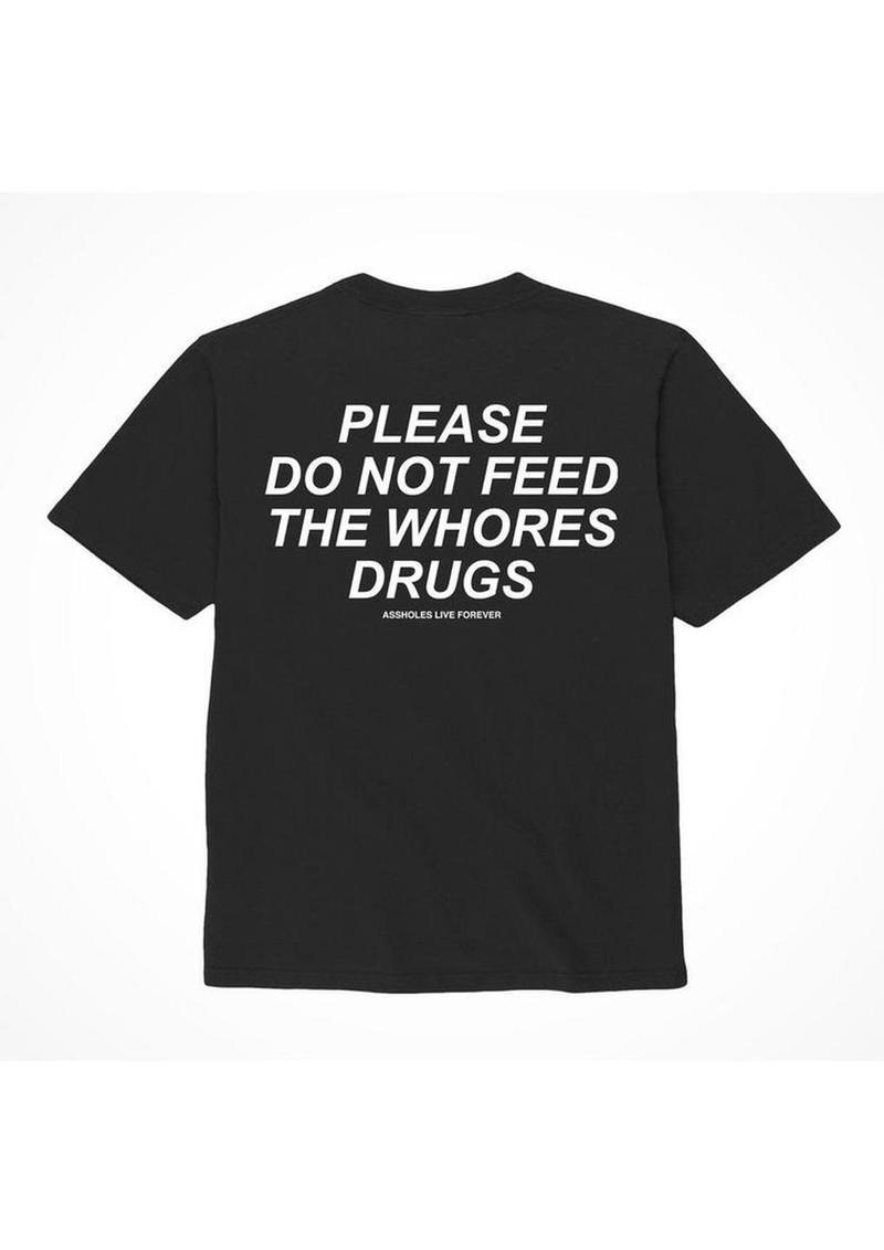 Assholes Live Forever Black T Shirt