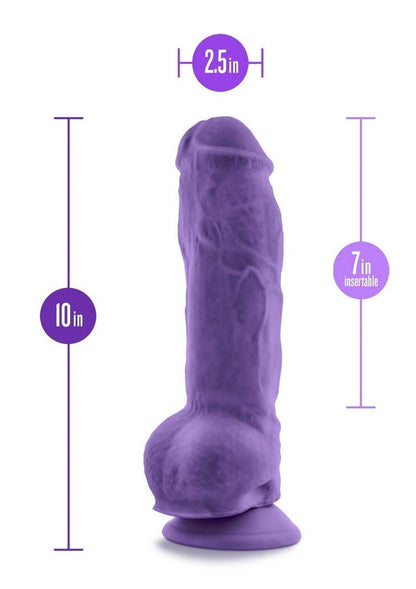 Au Naturel Bold Big Boy Dildo Dual-Density Dildo with Suction Base