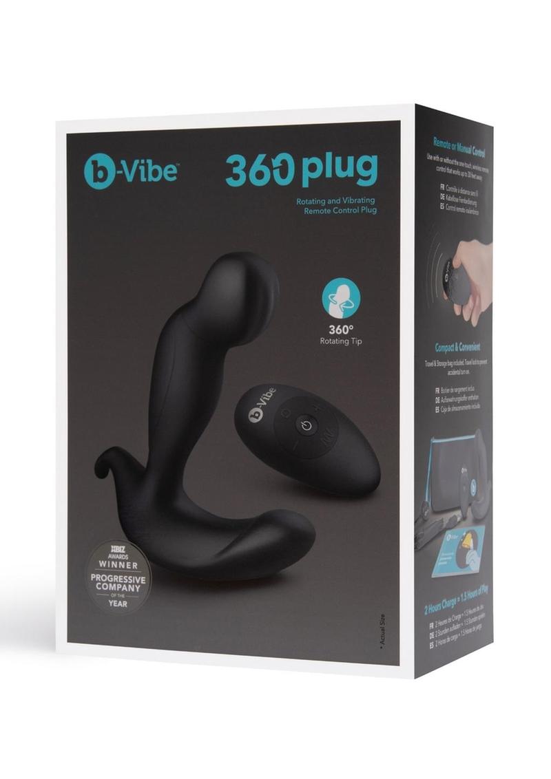 b-Vibe Rotating And Vibrating Rechargeable Plug