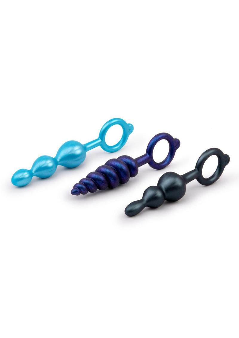 B-Vibe Butties Beaded Butt Plug Bundle