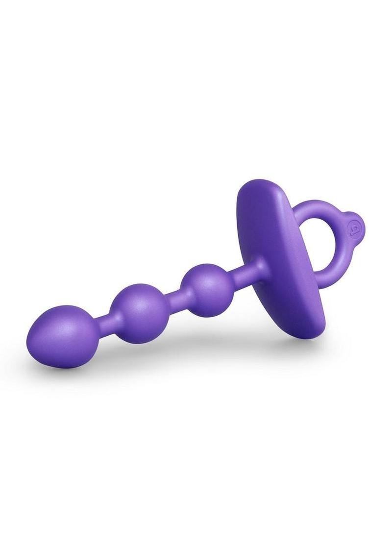 B-Vibe Butties Zip Silicone Anal Beads