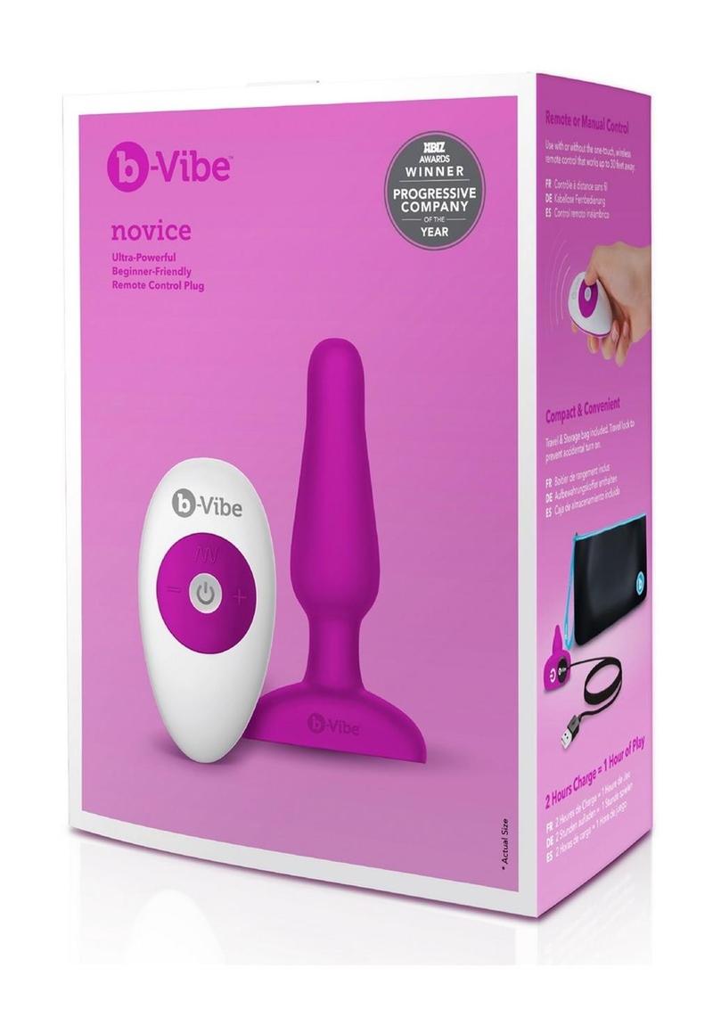 b-Vibe Novice Silicone Anal Plug