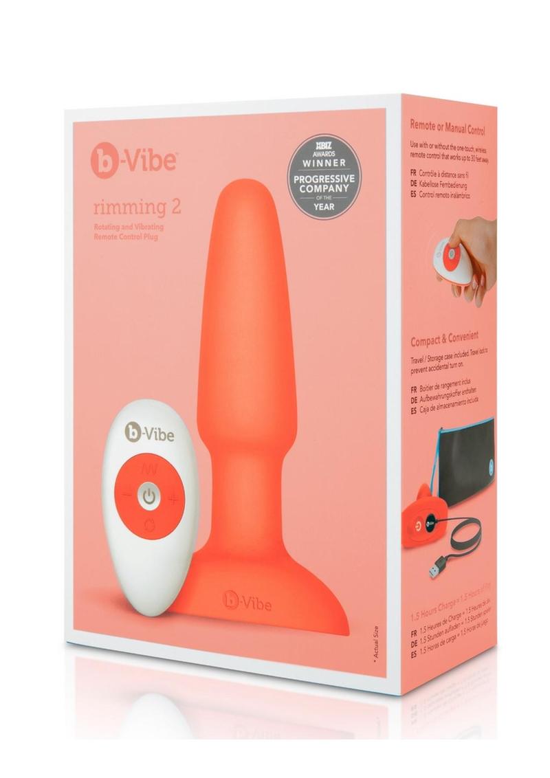 b-Vibe Rimming Plug Rechargeable Silicone Anal Plug