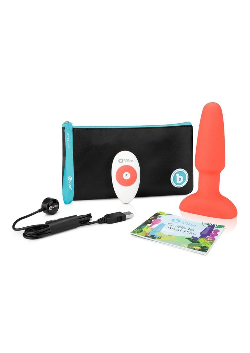 b-Vibe Rimming Plug Rechargeable Silicone Anal Plug