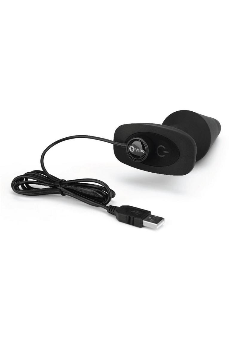 b Vibe Rimming Silicone Anal Plug With Remote Control
