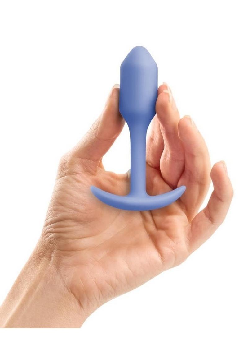b Vibe Snug Plug 1 Weighted Silicone Anal Plug