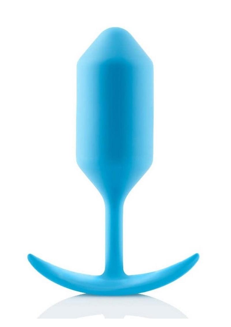 b Vibe Snug Plug 3 Weighted Silicone Anal Plug