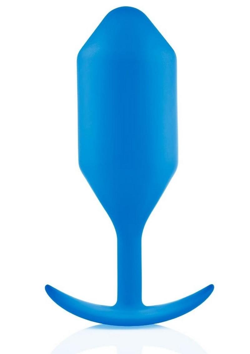 b Vibe Snug Plug 5 Weighted Butt Silicone Anal Plug