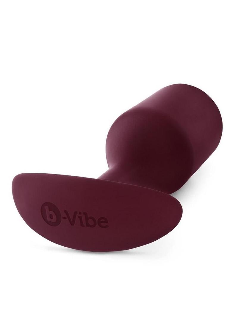 b Vibe Snug Plug 5 Weighted Silicone Anal Plug