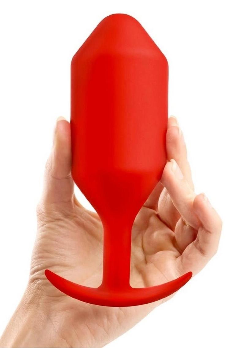 b Vibe Snug Plug 6 Weighted Butt Anal Plug