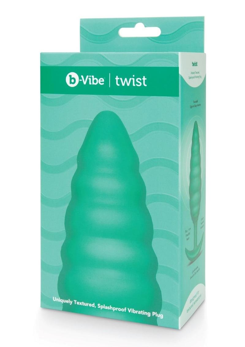 b-Vibe Twist Textured Silicone Anal Plug