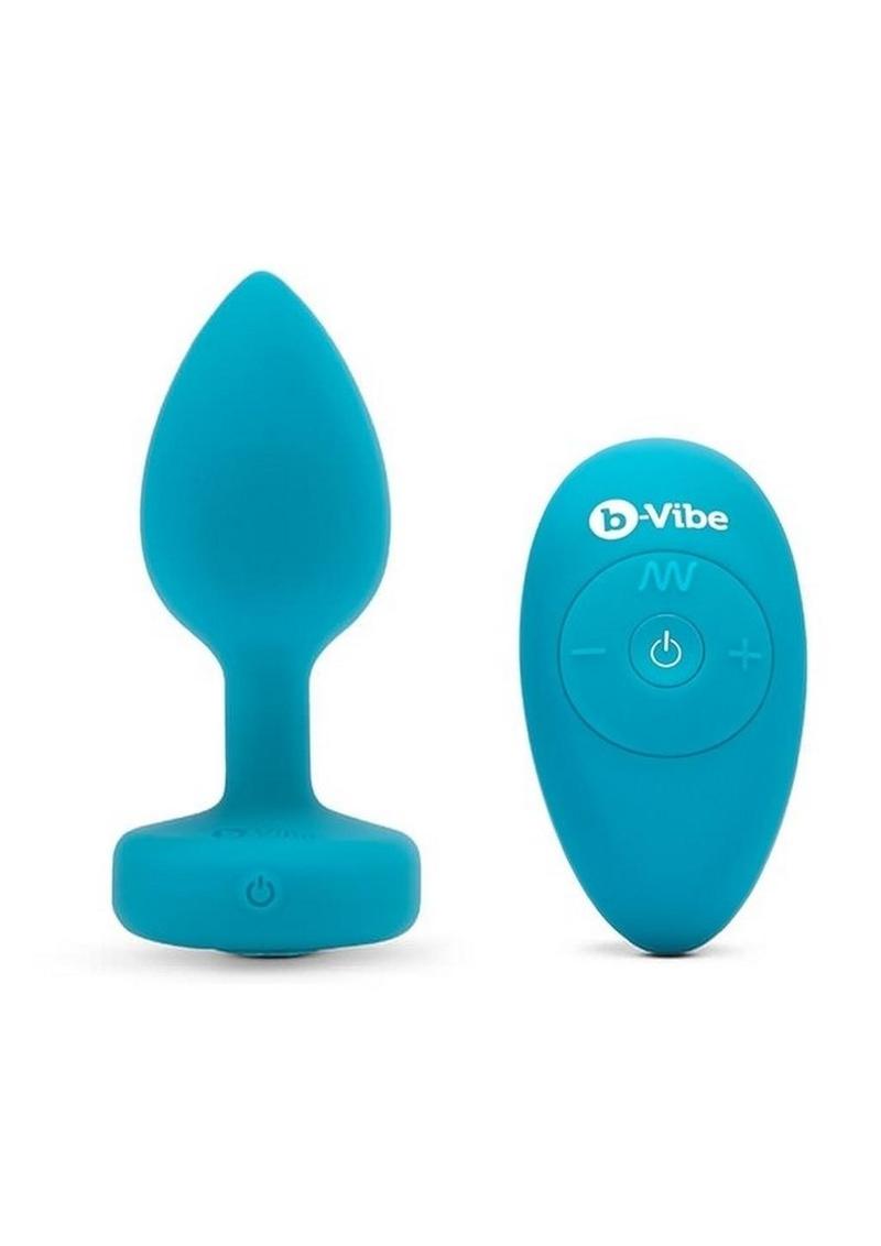 B-Vibe Vibrating Jewel Plug With Ultra Powerful Remote Control Motor