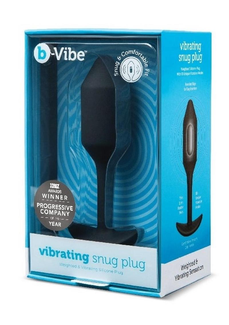 b-Vibe Vibrating Snug Plug 2 Silicone Anal Plug
