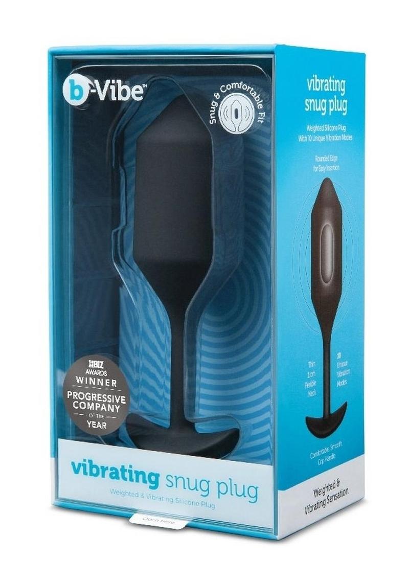 B-Vibe Vibrating Snug Plug Silicone Anal Plug