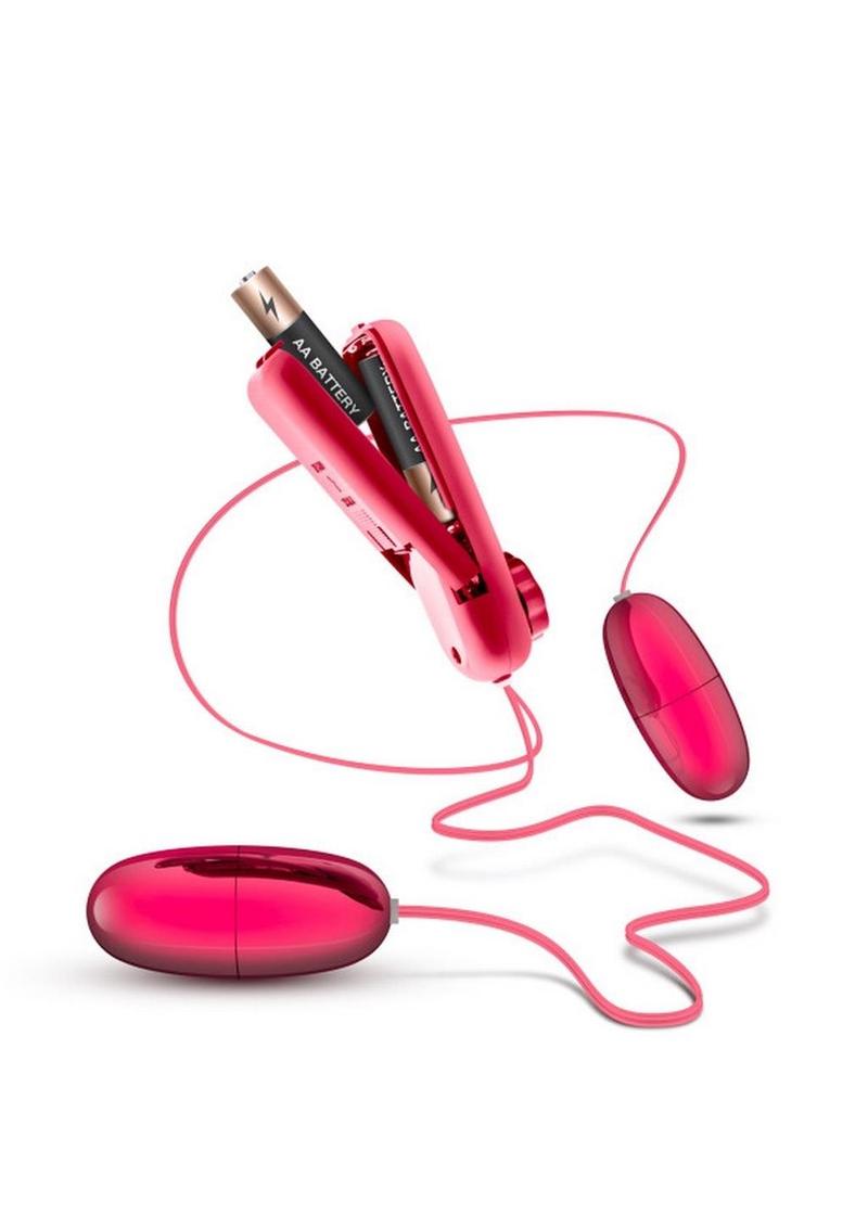 B Yours Double Pop Eggs With Wired Remote Control Vibrators