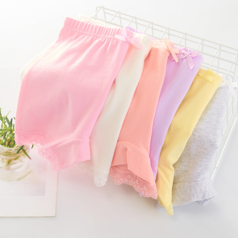 Safety Pants Summer Anti-exposure Medium And Large Children Baby Girls&