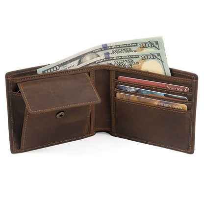 Simple First Layer Cowhide Men&
