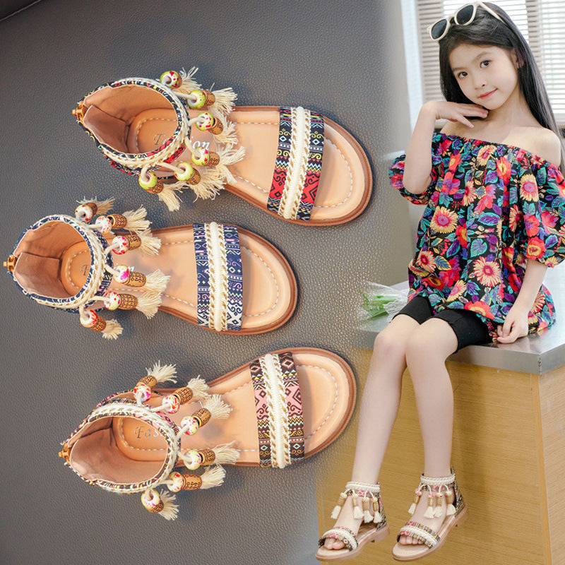 Summer Ethnic Style Retro Children&