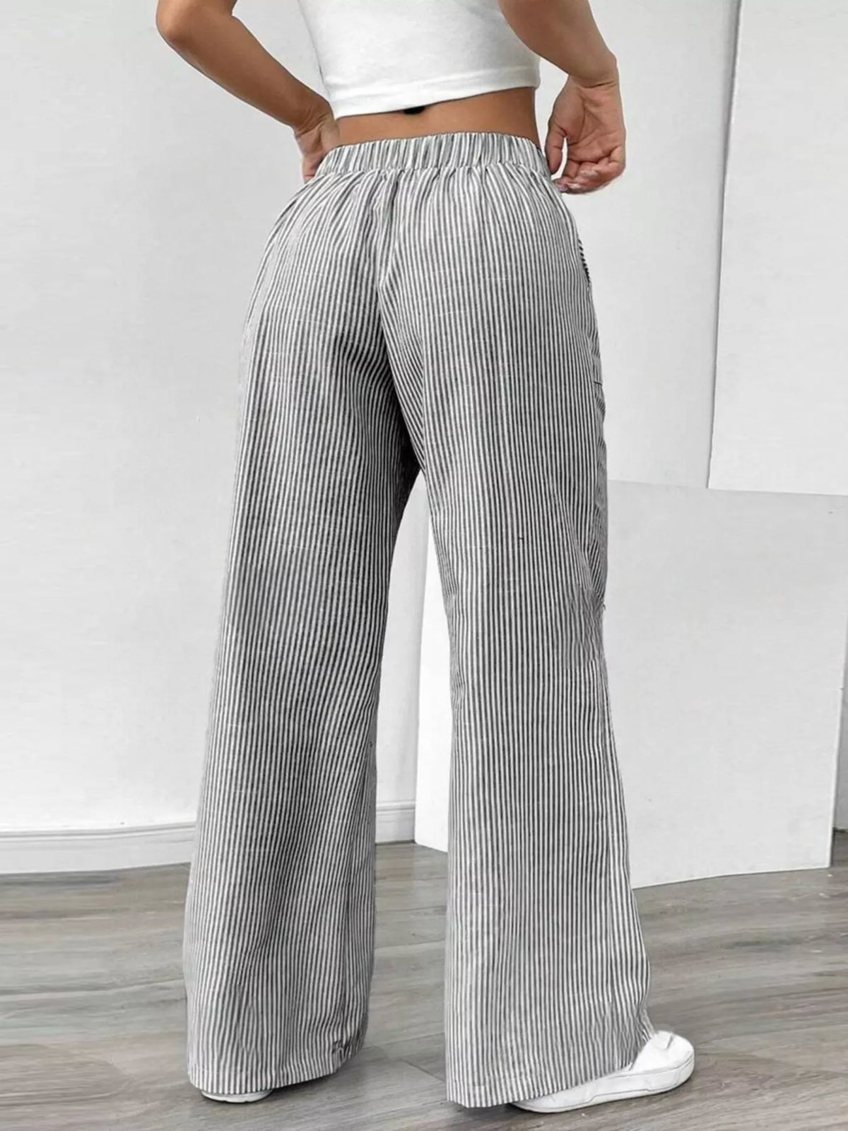 Striped Wide Leg Pants
