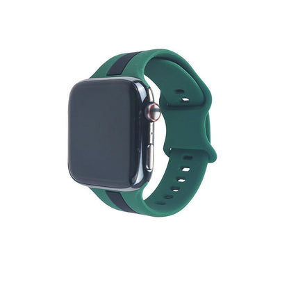 Two-tone Striped Strap Contrast Color Sports
