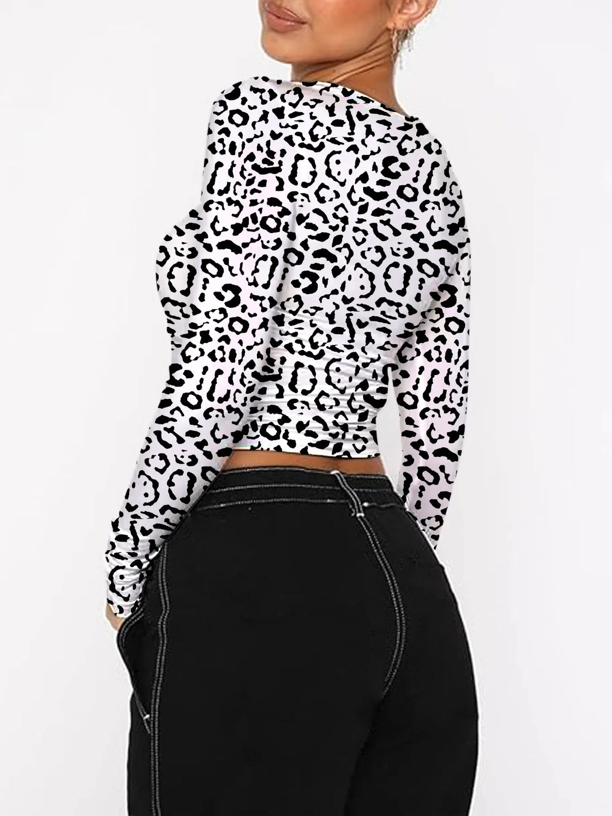 Long Sleeve Cropped T-Shirt